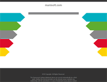 Tablet Screenshot of manisoft.com
